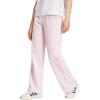 imageadidas Womens Essentials Small Logo Feel Cozy Open Hem PantClear PinkWhite