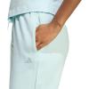 imageadidas Womens Essentials Small Logo Feel Cozy Open Hem PantHalo MintWhite