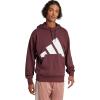 imageadidas mens Essentials Big Logo French Terry HoodieAurora RubyWhite