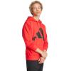 imageadidas mens Essentials Big Logo French Terry HoodiePure RubyBlack