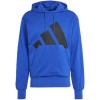 imageadidas mens Essentials Big Logo French Terry HoodieTeam Royal BlueBlack