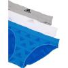 imageadidas womens Seamless Brief Panties 3packPulse Blue JacqHeather GreyWhite