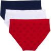 imageadidas womens Seamless Brief Panties 3packVivid Red W Logo JacqWhiteNight Indigo