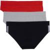 imageadidas womens Seamless Hipster Underwear 3 PackBlack With StripesHeather GreyVivid Red