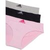 imageadidas womens Seamless Hipster Underwear 3 PackPink HeatherBlackHeather Grey