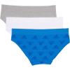 imageadidas womens Seamless Hipster Underwear 3 PackPulse Blue JacqHeather GreyWhite