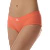 imageadidas womens Seamless Hipster Underwear 3 PackSunglow RibbedWonder QuartzPreloved Ink