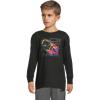 imageadidas Boys Long Sleeve Sport Graphic TeeBlack With Multicolor