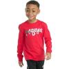 imageadidas Boys Long Sleeve Sport Graphic TeePure Ruby