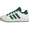imageadidas Kids Grand Court 20 Elastic Lace ampamp Strap ShoesOff WhiteCollegiate GreenBlack