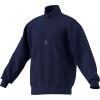 imageadidas Mens All Szn Fleece QuarterZip Crewneck SwearshirtDark Blue