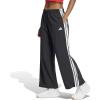 imageadidas Womens Essentials 3Stripes Woven Parachute PantsBlackWhite