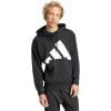 imageadidas mens Essentials Big Logo French Terry HoodieBlackWhite