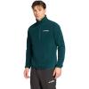 imageadidas mens Terrex Multi Essentials Halfzip Fleece Hiking JacketAurora Ivy