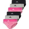 imageadidas womens Seamless Hipster Underwear 3 PackPink SnakeHeather GreyBlack