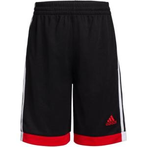 imageadidas Boys Elastic Waistband Winner ShortBlack With Scarlet