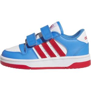 imageadidas Kids Break Start Hook ampamp Loop ShoeLucid Ray BluePure RubyWhite