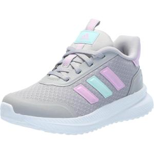 imageadidas Kids XPLR Path Elastic Lace ampamp Strap ShoesGreyBliss LilacSemi Flash Aqua
