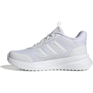 imageadidas Kids XPLR Path Elastic Lace ampamp Strap ShoesWhiteWhiteGrey