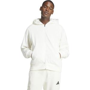 imageadidas Mens All Szn Fleece FullZip Hoodie SweatshirtOffwhite