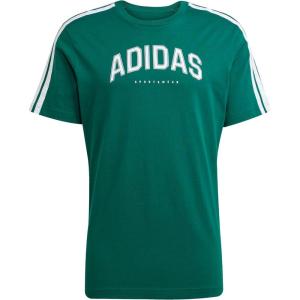 imageadidas Mens Codes Collegiate Linear Graphic TShirtCollegiate Green