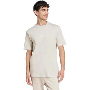 imageadidas Mens Essentials Small Logo Single Jersey TShirtWonder AluminaWhite