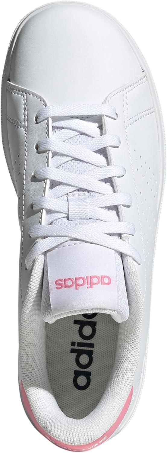 imageadidas Kids Advantage Base 20 ShoesWhiteBliss PinkCore Black