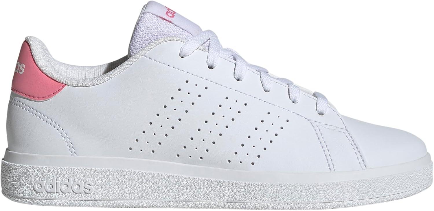 imageadidas Kids Advantage Base 20 ShoesWhiteBliss PinkCore Black