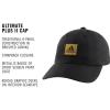 imageAdidas Mens Baseball Cap  Ultimate Adjustable Strapback Hat Relaxed Fit CottonBlackGold MetallicPlus