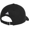 imageAdidas Mens Baseball Cap  Ultimate Adjustable Strapback Hat Relaxed Fit CottonBlackWhite30