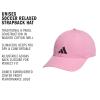imageAdidas Mens Baseball Cap  Ultimate Adjustable Strapback Hat Relaxed Fit CottonBliss PinkBlackSoccer