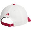 imageAdidas Mens Baseball Cap  Ultimate Adjustable Strapback Hat Relaxed Fit CottonOff WhiteActive Maroon30