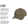 imageAdidas Mens Baseball Cap  Ultimate Adjustable Strapback Hat Relaxed Fit CottonOlive Strata GreenTent Green