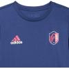 imageAdidas Unisex Kids Sporting Kansas City MLS Short Sleeve TShirtTeam Navy Blue Sporting Kc