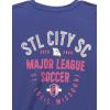 imageAdidas Unisex Kids St Louis City Sc MLS Long Sleeve TShirtNavy Blue St Louis City Sc