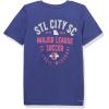 imageAdidas Unisex Kids St Louis City Sc MLS Long Sleeve TShirtNavy Blue St Louis City Sc