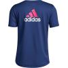 imageAdidas Unisex Kids St Louis City Sc MLS Long Sleeve TShirtTeam Navy Blue St Louis City Sc
