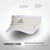 imageAdidas Womens Superlite Visor  Lightweight Athletic Sport Hat for WorkoutsAlumina BeigeSilver MetallicWhite30