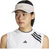 imageAdidas Womens Superlite Visor  Lightweight Athletic Sport Hat for WorkoutsAlumina BeigeSilver MetallicWhite30
