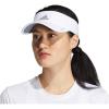 imageAdidas Womens Superlite Visor  Lightweight Athletic Sport Hat for WorkoutsWhiteSilver Reflective20
