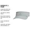 imageAdidas Womens Superlite Visor  Lightweight Athletic Sport Hat for WorkoutsWonder Sage Green30