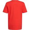 imageadidas Boys Short Sleeve Cotton Bos Ghost Logo TshirtBetter Scarlet