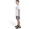 imageadidas Boys Short Sleeve Cotton Bos Ghost Logo TshirtWhite With Blue