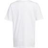 imageadidas Boys Short Sleeve Cotton Bos Ghost Logo TshirtWhite With Blue