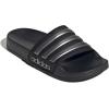 imageadidas Kids Adilette Shower SlideBlackIron MetallicBlack