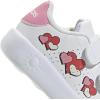 imageadidas Kids Advantage Base 20 ShoesWhiteBliss PinkSemi Lucid Red