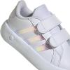 imageadidas Kids Grand Court 20 ShoesWhiteIridescentGrey
