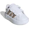 imageadidas Kids Grand Court 20 ShoesWhiteMagic BeigeMatte Gold