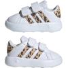 imageadidas Kids Grand Court 20 ShoesWhiteMagic BeigeMatte Gold