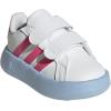 imageadidas Kids Grand Court 20 ShoesWhitePulse MagentaBlue